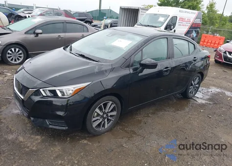 2021 Nissan Versa Sv Xtronic Cvt из США, поврежденный, VIN 3N1CN8EV3ML885761